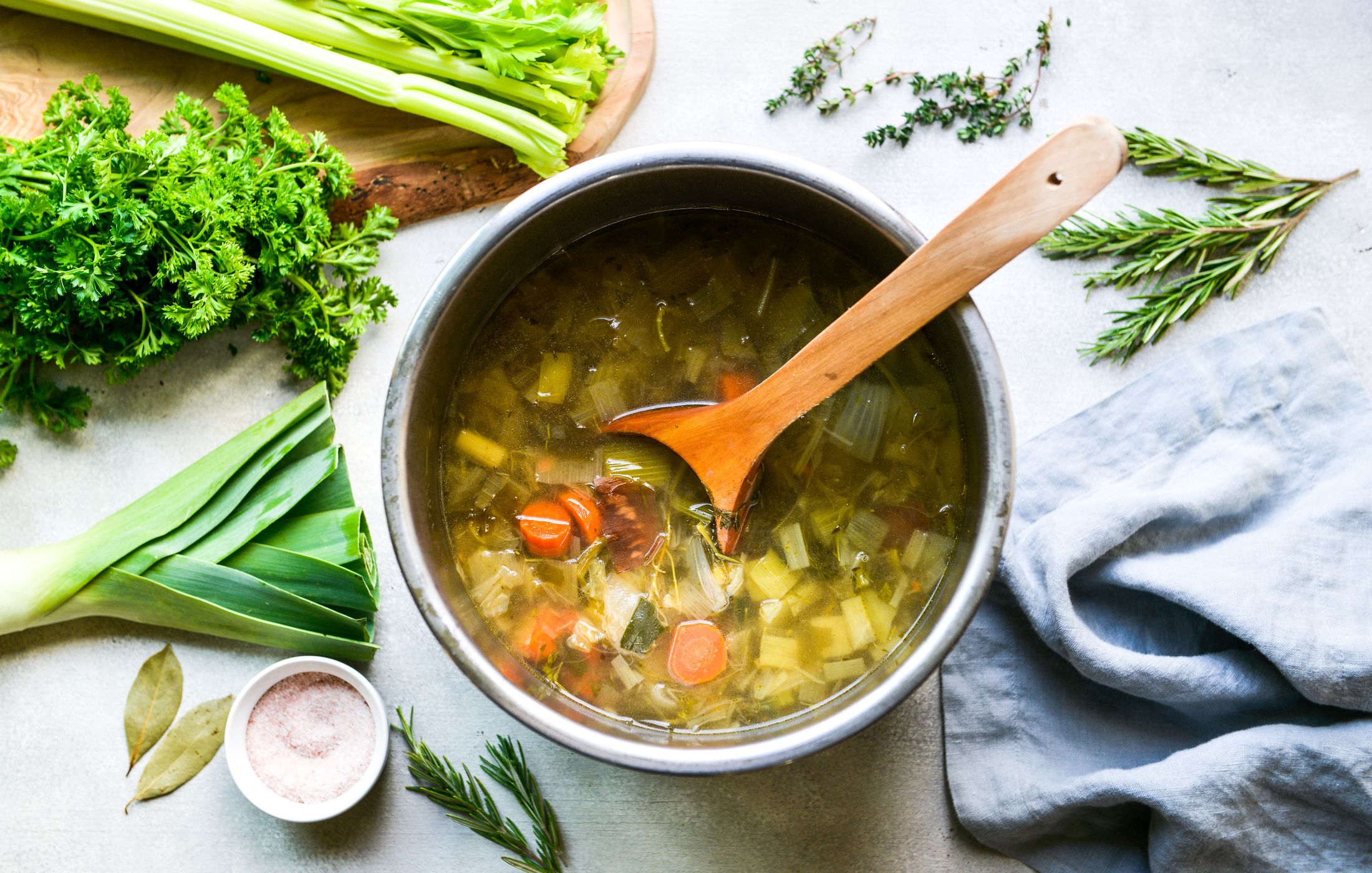 Instant Pot Vegetable Stock Nourishing Meals®
